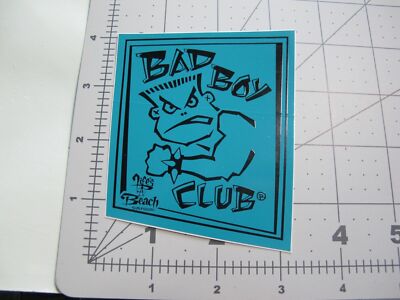vtg 1980s Bad Boy Club surf street sticker - classic Life's