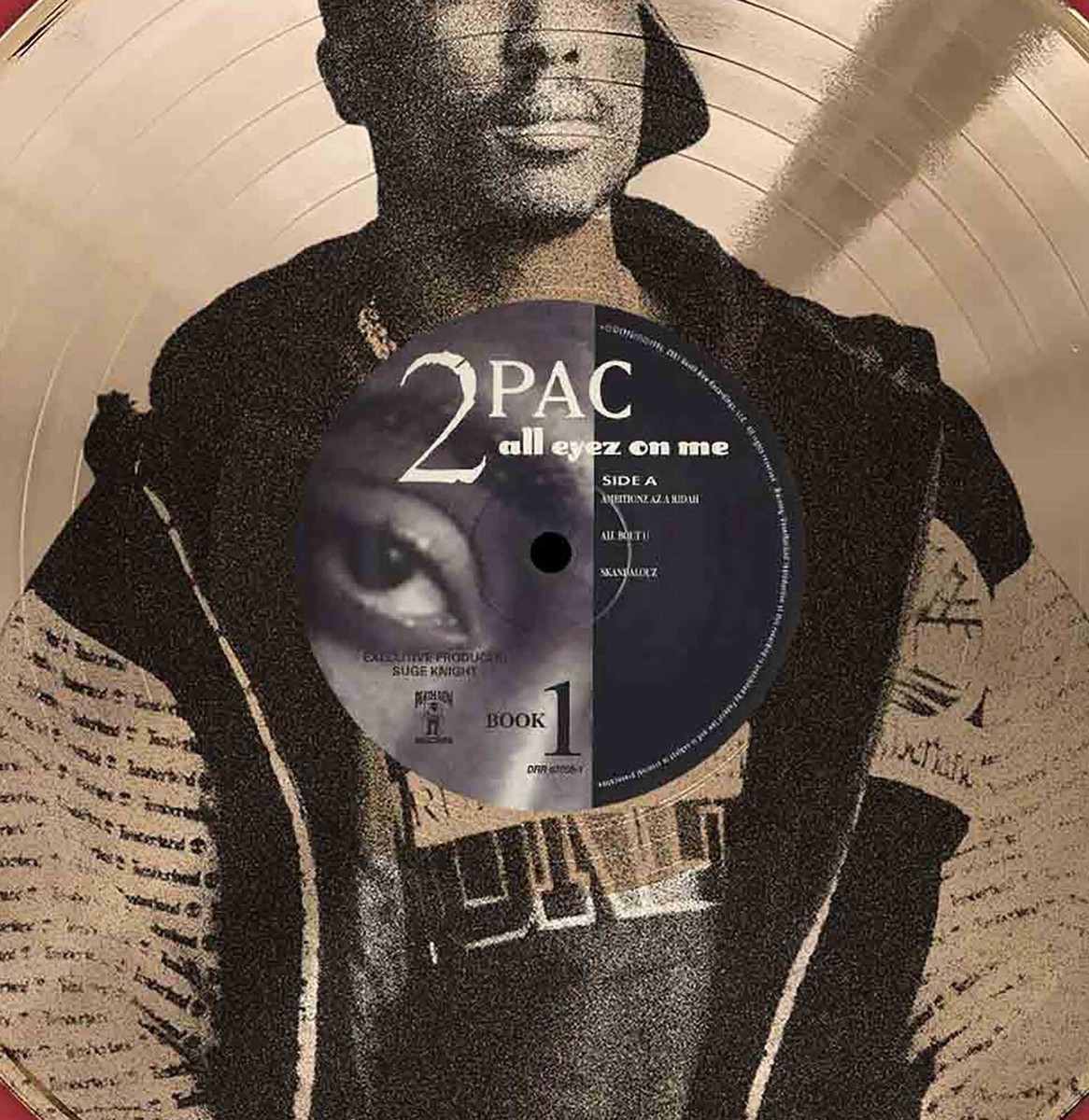 フォトフレーム 2PAC 2PAC Tupac Shakur Bare Chest Photo Limited Signature Edition