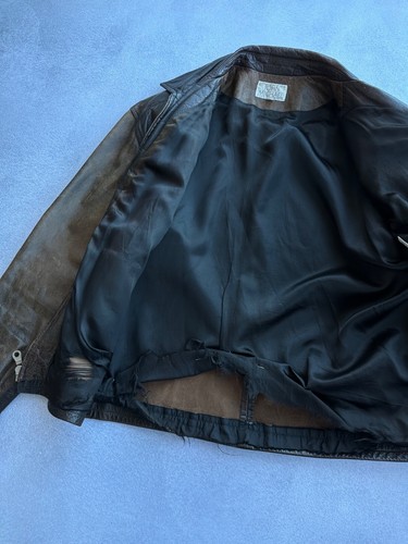 VTG John Michael Men’s Moto Leather Jacket USA - Picture 11 of 19