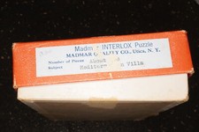 Wood Puzzle Madmar Interlox Puzzle Mediterranean Villa
