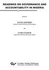 Readings On Governance and Accountability in Nigeria von David Adeyemo und Iyabo Olojede (2010, Kunststoffeinband)
