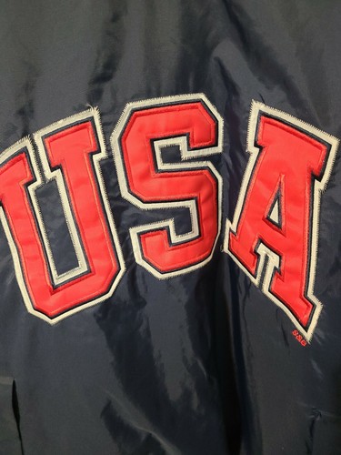 Steve And Barry's 2xl Xxl Herren Blau Bestickt USA Golf Style Pullover