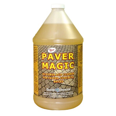 Paver Magic / High Power Concrete, Brick and Paver Cleaner / 1 Gallon (128 oz.)