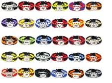 NFL Survivor Paracord Bracelet Team Color Official Lot of 2 ( Pick Your Team )