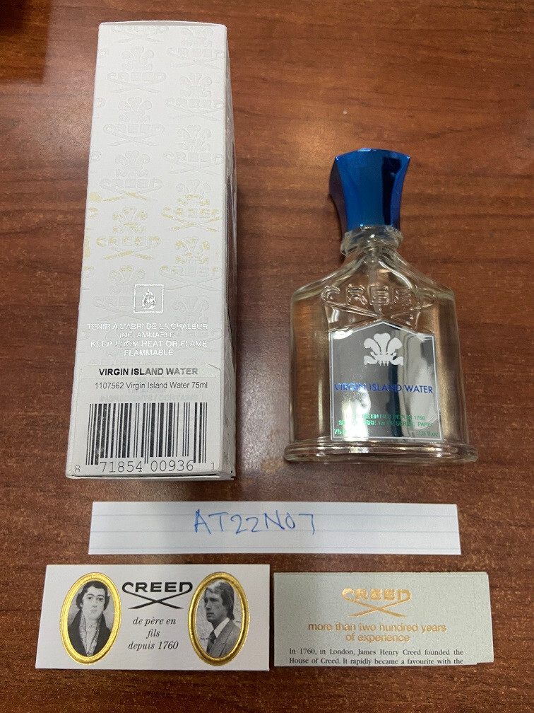 Creed Virgin Island Water Unisex 2.5 oz 75 ml *Eau De Parfum