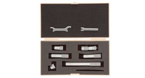 Mitutoyo 137-207 Tubular Vernier Inside Micrometer, Extension Rod Type, Carbide
