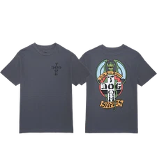 Dogtown Skateboards Red Dog OG 70's Charcoal Gray T-Shirt