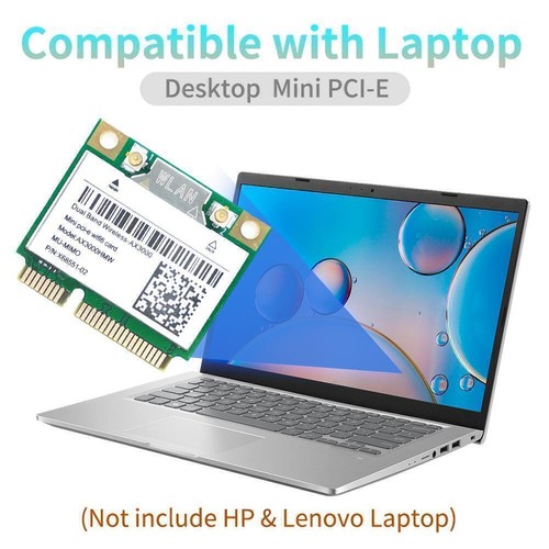 WiFi 6E Card MPE-AXE3000H Mini PCI-E Network Adapter Bluetooth A0T1 5.> C7U0 - Afbeelding 3 van 12