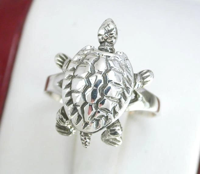 Cost of hotsell silver tortoise ring