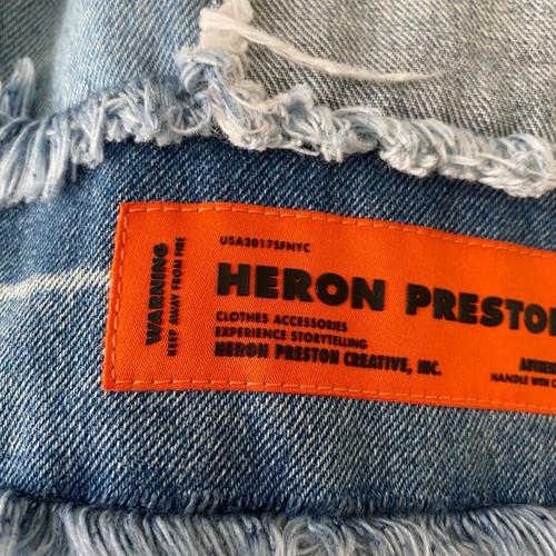 CHAQUETA DE CAMIONERO HERON PRESTON PATCHWORK AZUL ÚLTIMA TALLA L AGOTADA - Imagen 5 de 13