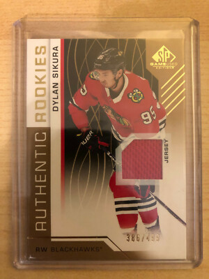 2018-19 SP Game Used Jersey Red #186 Dylan Sikura - Chicago Blackhawks 386/499