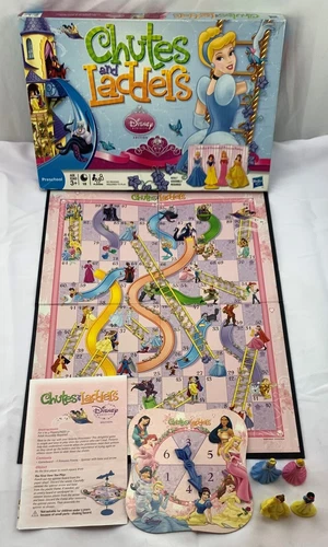 2009 Disney Princess Chutes and Ladders Complete in Great Cond FREE SHIPPING