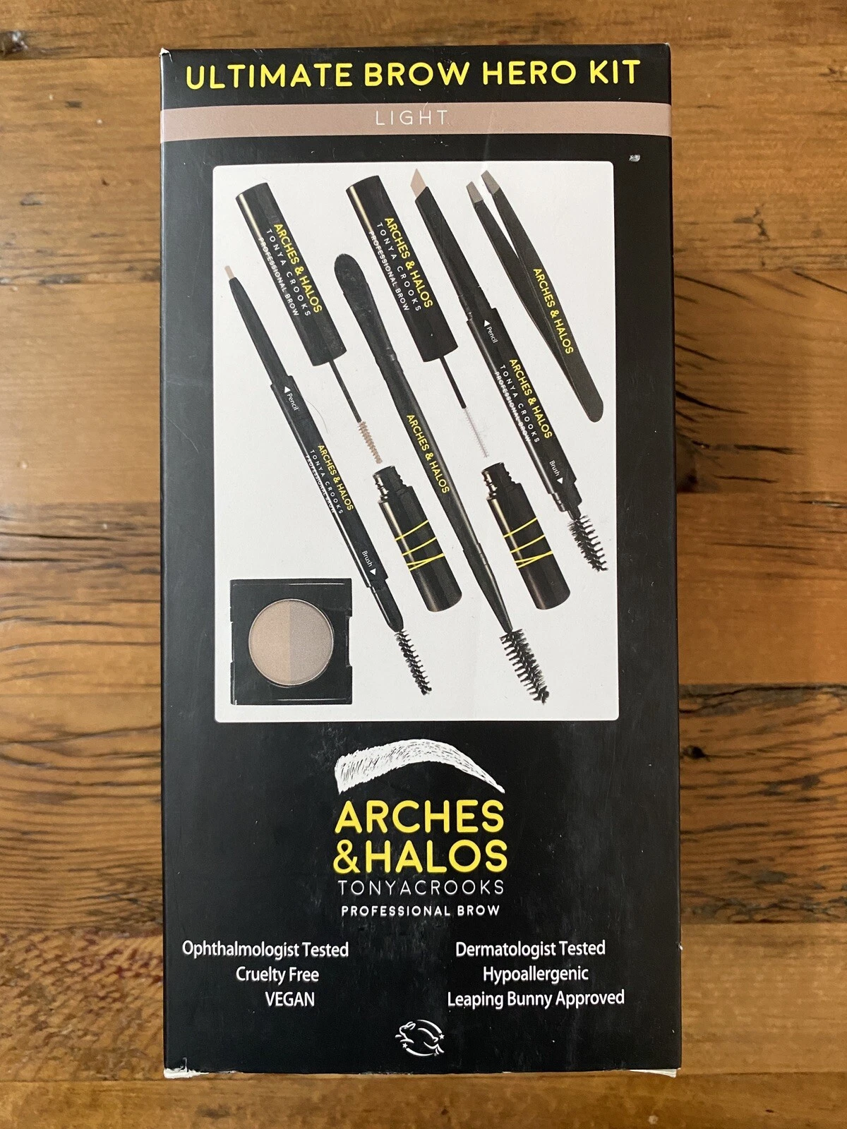 NEW Tonya Crooks Ultimate Brow Hero Kit Professional Brow Arches & Halos LIGHT