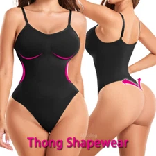 Thong Bodysuit Women's Shapewear Tummy Control Snatched Body Shaper