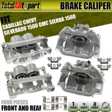 4Pcs Brake Caliper Front & Rear for Cadillac Escalade Chevy Silverado GMC Yukon
