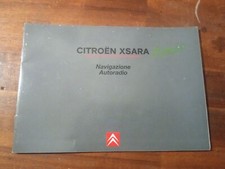 CITROEN XSARA PICASSO MANUALE NAVIGAZIONE AUTORADIO ITALIANO ORIGINALE 12/2003