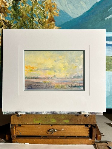 Chris Iskiw - 6x8 , Watercolor Painting, FINE ART, Contemporary art, - Picture 3 of 7