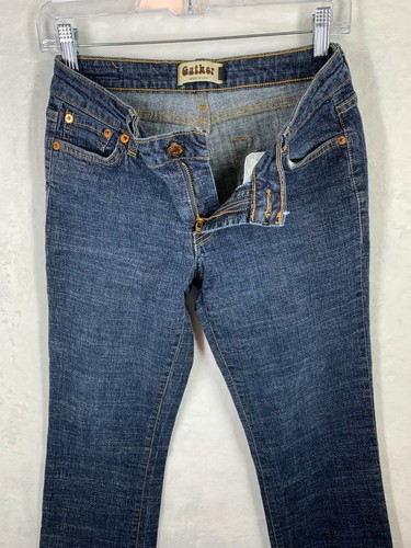 Womens GATHER Size 11 Boot Cut Medium Wash Blue Denim Jeans Excellent Condition - Picture 4 of 12