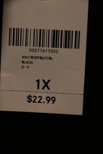 Women's Forever 21 Black Sequin Knit Bodysuit Plus Size 1X NWT - Picture 3 of 4