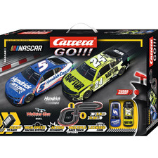 Carrera GO  NASCAR Watkins Glen Duel Electric Powered Slot Car Racing Toy