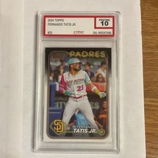 Topps 2024 Series 1 Fernando Tatis Jr Padres #23 Iconic Grading Pristine 10