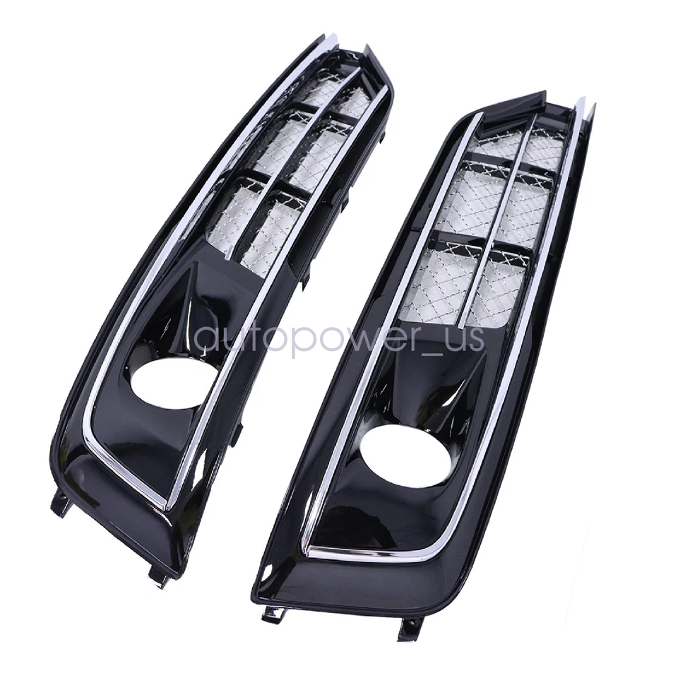 2 piezas cubiertas de faros antiniebla delanteros izquierdo y derecho para Audi A8/Quattro L 2015-2017 nuevas Foto 4 de 4