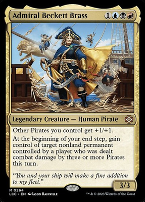 #ad Admiral Beckett Brass 264 M Normal LCC MTG NM $1.54