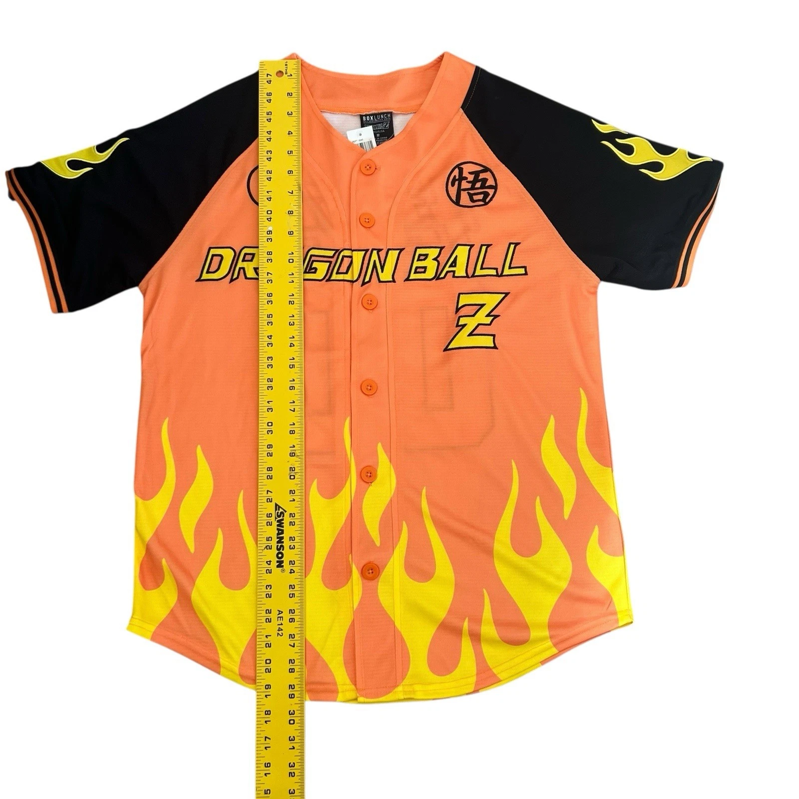 Dragon Ball Z Flame Baseball Jersey
