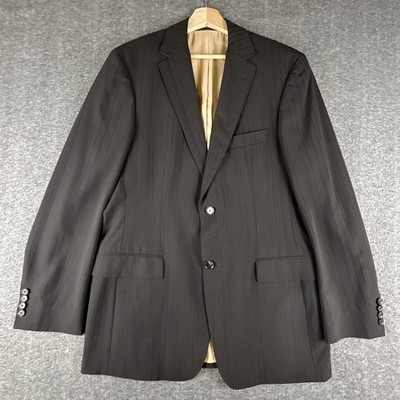 HUGO BOSS Bertolucci/Movie Suit Jacket Mens Sz 40R Wool Blend Two