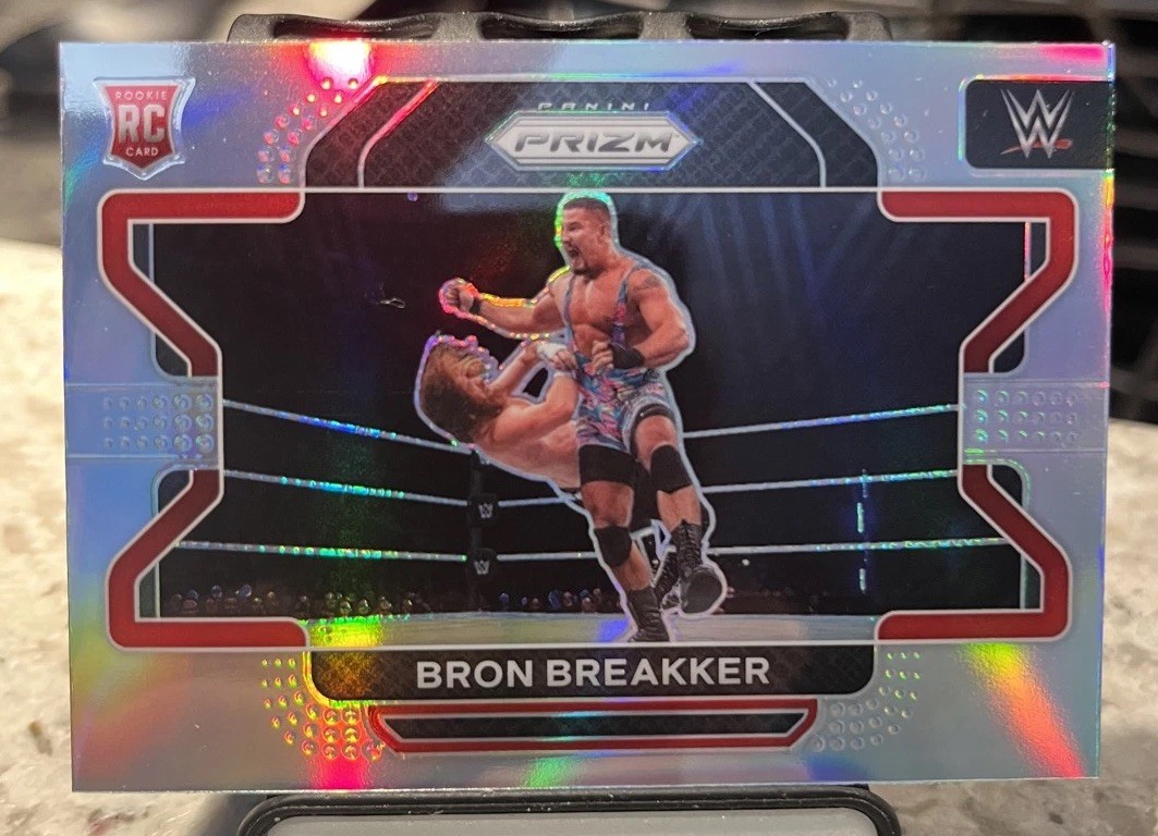 2022 Panini Prizm WWE - Bron Breakker #39 Silver Prizm (RC) Rookie