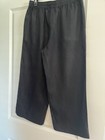 DKNY -PURE, 100% LINEN WIDE LEG PALAZZO PANTS, SIZE SMALL, MADE IN BANDELESH — photo 2