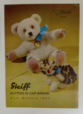 Steiff Button In Ear Brand New Models 1964 Catalogue/Flyer
