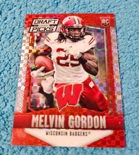 2015 Panini Prizm Draft Picks Rookie Melvin Gordon Wiscosin Red Power #132
