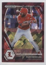 2021 Panini Prizm Draft Picks Burgundy Cracked Ice 20/23 Alex Binelas 0i1b