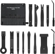 GOOACC 13PCS Nylon Trim Removal Tool Set for Bumper Fastener 13Pcs, Yellow 