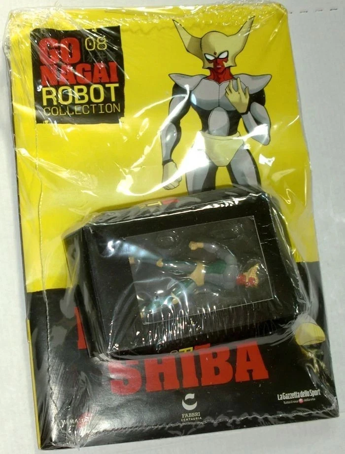 GO NAGAI ROBOT COLLECTION   8 HIROSHI SHIBA CYBORG JEEG ROBOT D'ACCIAIO FIGURE - Immagine 2 di 2