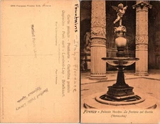 Firenze Palazzo Vecchio La Fontana nel Cortile Postcard