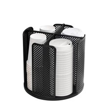 Cup and Lid Organizer Cup Dispenser Coffee Cup Organizer Paper Cup Holder Rot...