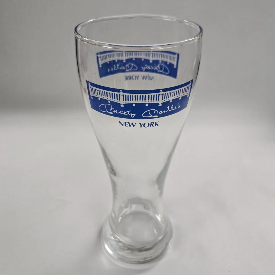 Mickey Mantle (Yankees, No. 7) Restaurant, New York City ~ 18 oz Beer Glass - Image 4 of 4