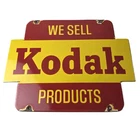 Vintage Kodak Camera Sign - Sales & Photos Film Develop Gas Pump Porcelain Sign