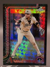 2025 Topps Chrome Black Logofractor Ketel Marte Refractor /10