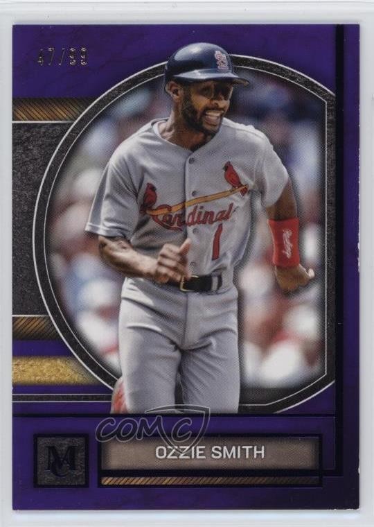 2025 Topps Museum Collection Amethyst 47/99 Ozzie Smith #33 HOF 0z8