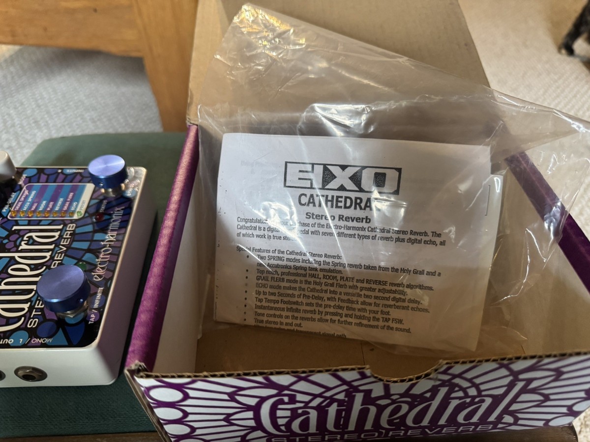 Electro-Harmonix Cathedral Reverb Guitar Effect Pedal for sale