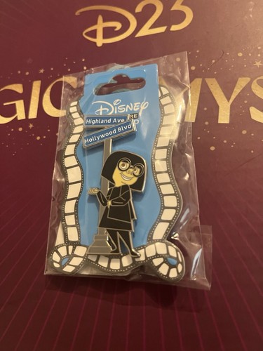 Disney 2024 DSSH Highland Ave Hollywood Blvd Edna Incredibles Pin