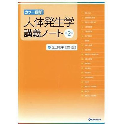Human Embryology Lecture Notes Color Illustrated 2nd Edition Shiota Kohei Used 1