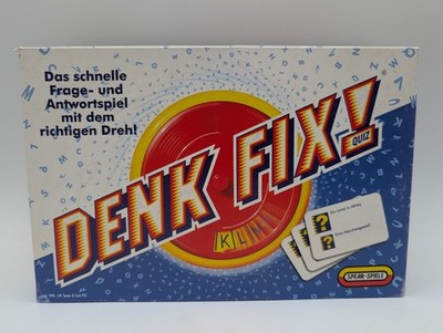 Denk Fix Spear Spiele 1996 Gesellschaftsspiel Familienspiel Quizspiel 