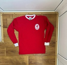 1LIVERPOOL 1962/1969 HOME FOOTBALL SHIRT SOCCER JERSEY KIT RETRO SCORE DRAW  M