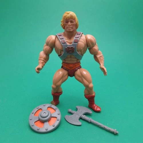 MASTERS OF THE UNIVERSE ☆ HE-MAN FRANCE Vintage Figure ☆ MOTU Loose 80s Mattel