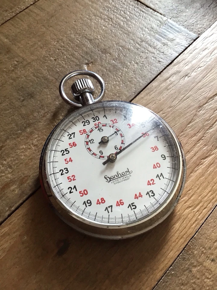 Cronómetro Hanhart Vintage - Hanhart Rally Timer Cronómetro Deportivo - En muy buena condición Foto 4 de 4