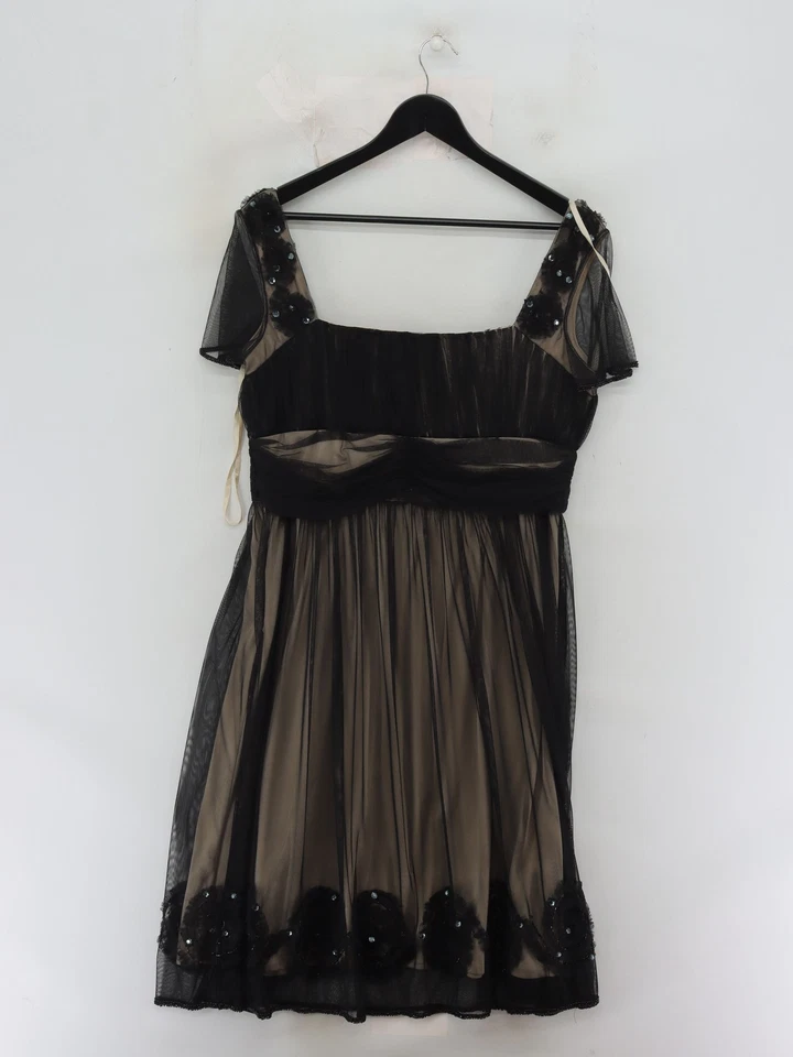 Vestido midi línea A Pisarro Nights L en negro Foto 2 de 4